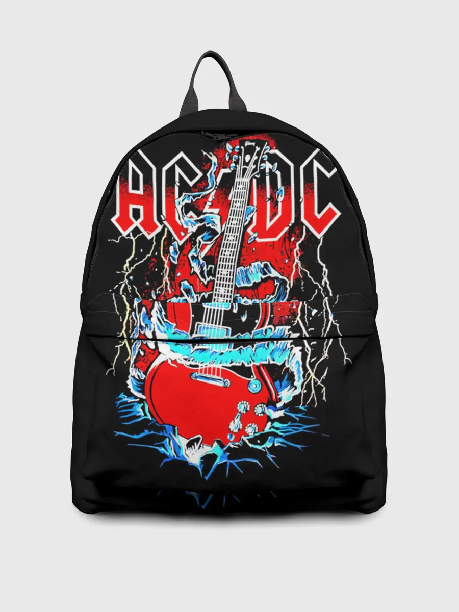 Рюкзак джинсовый / AC/DC гитара