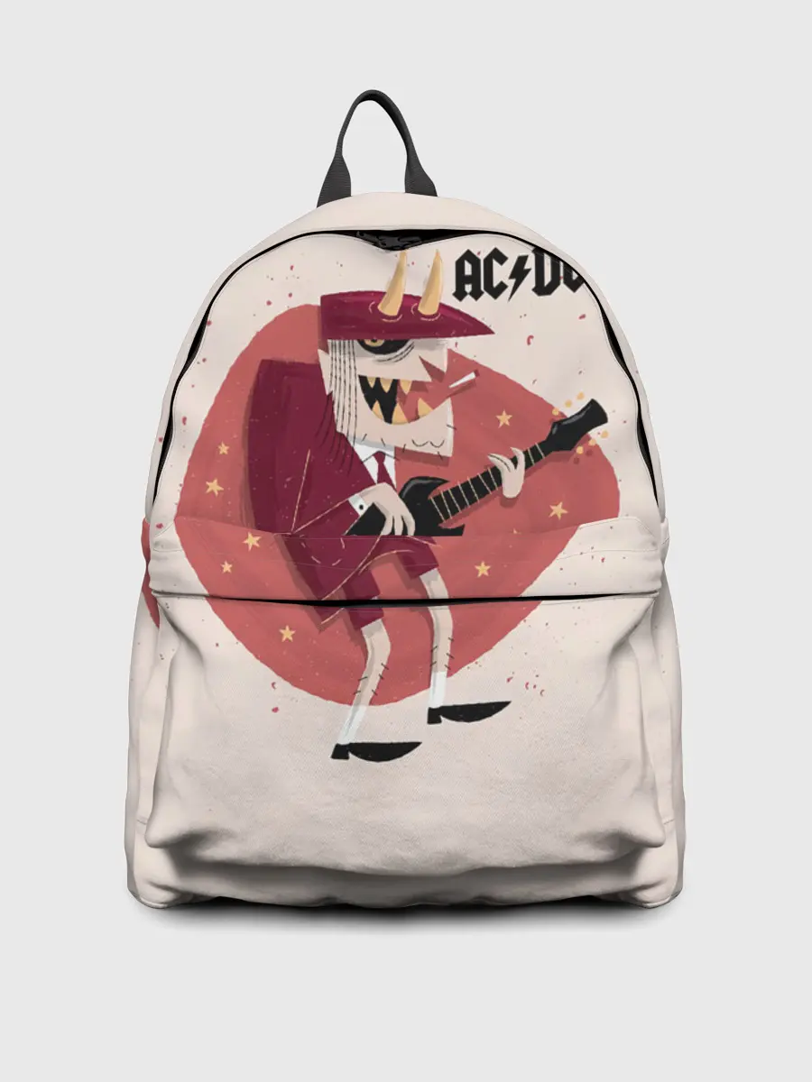 Рюкзак джинсовый / Ангус Янг AC/DC