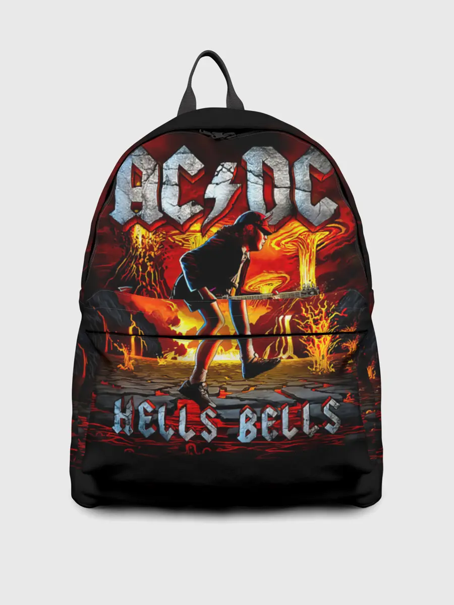 Рюкзак джинсовый / AC/DC HELLS BELLS