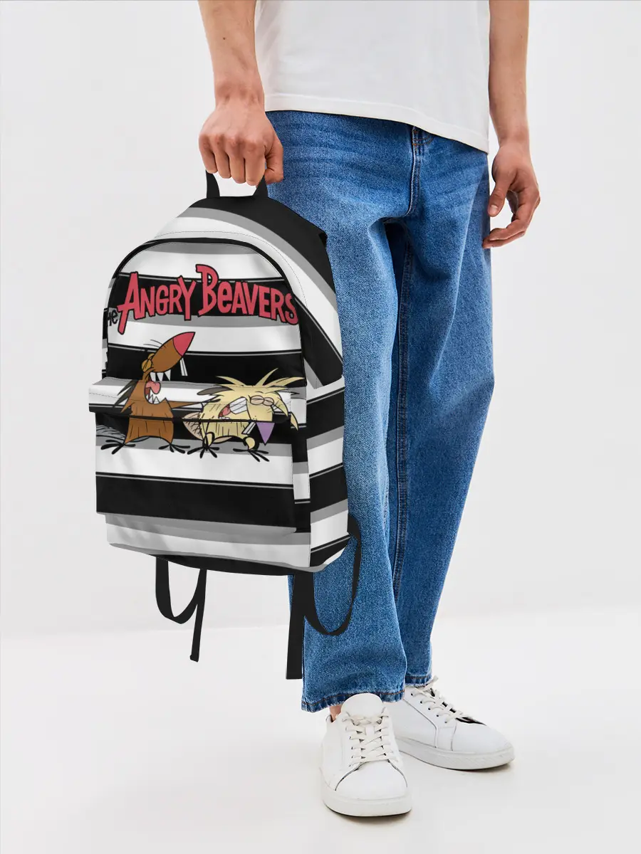 Рюкзак джинсовый / Крутые Бобры