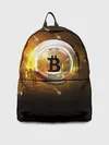Рюкзак джинсовый / КРИПТОВАЛЮТА БИТКОИН