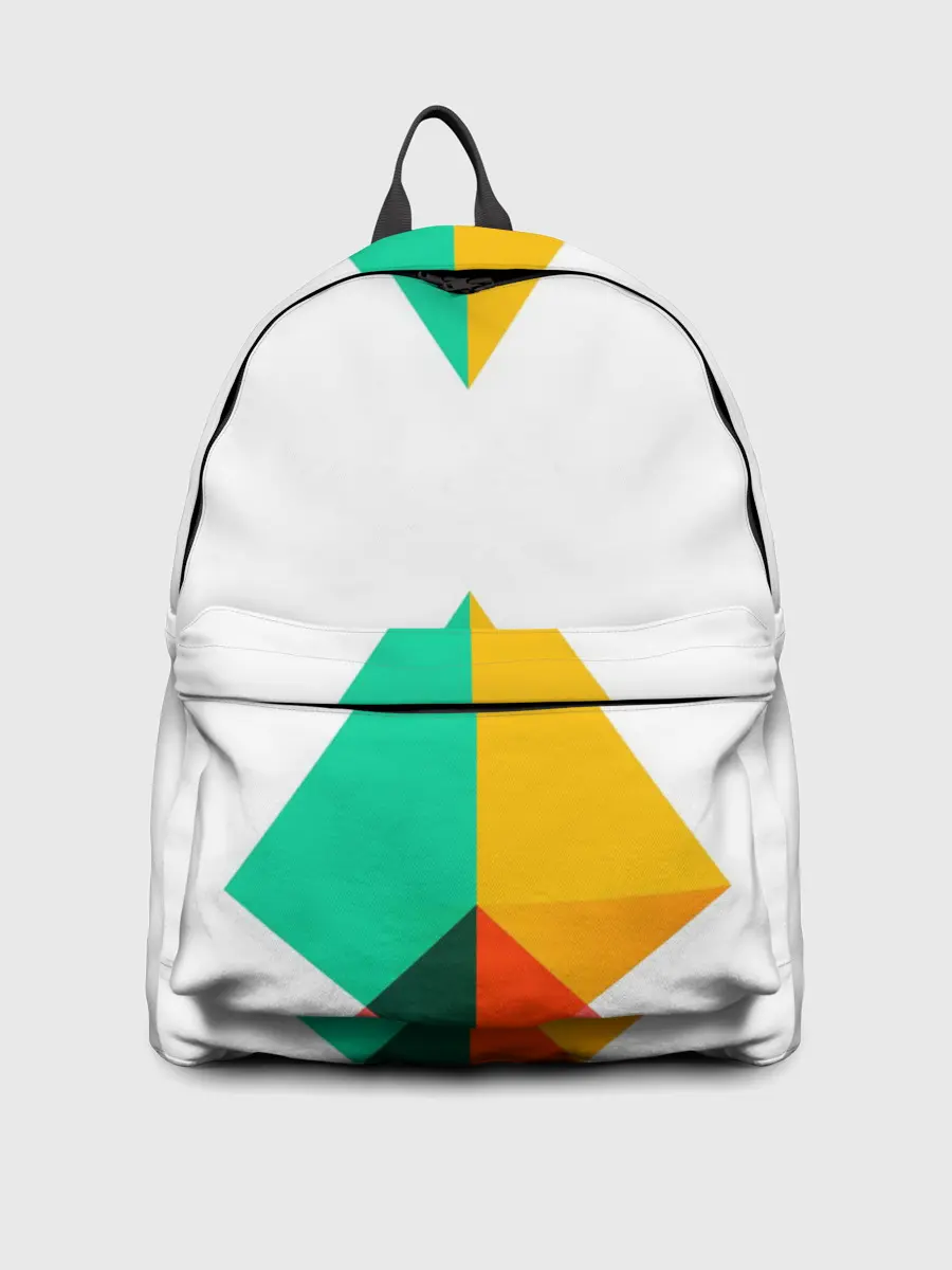 Рюкзак джинсовый / Треугольники