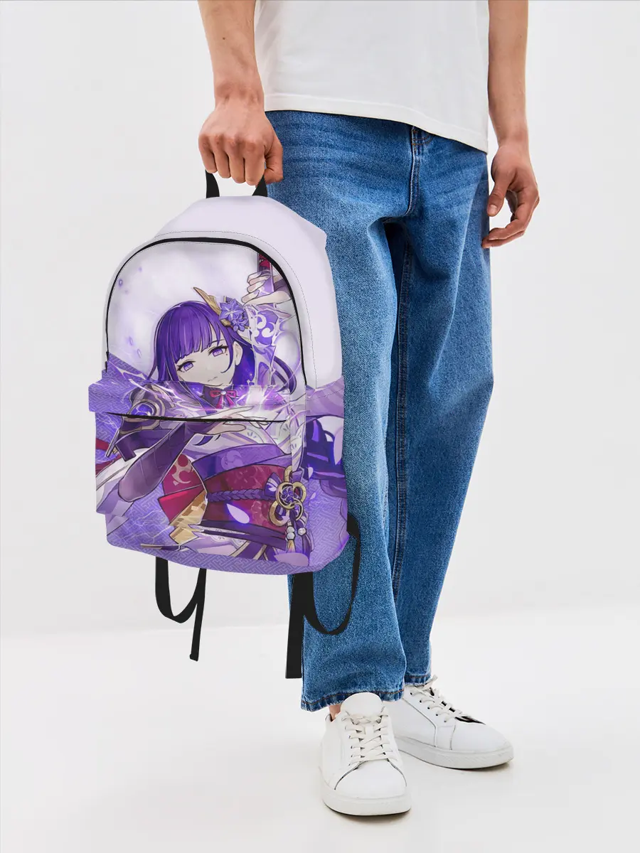 Рюкзак джинсовый / Raiden Shogun | Genshin Impact