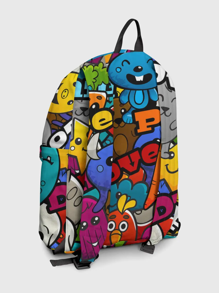 Рюкзак джинсовый / LOVE | PEACE | PARTY