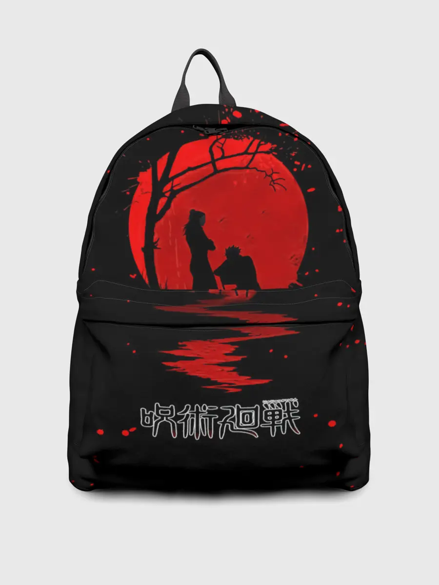 Рюкзак джинсовый / Кровавая луна Магическая битва