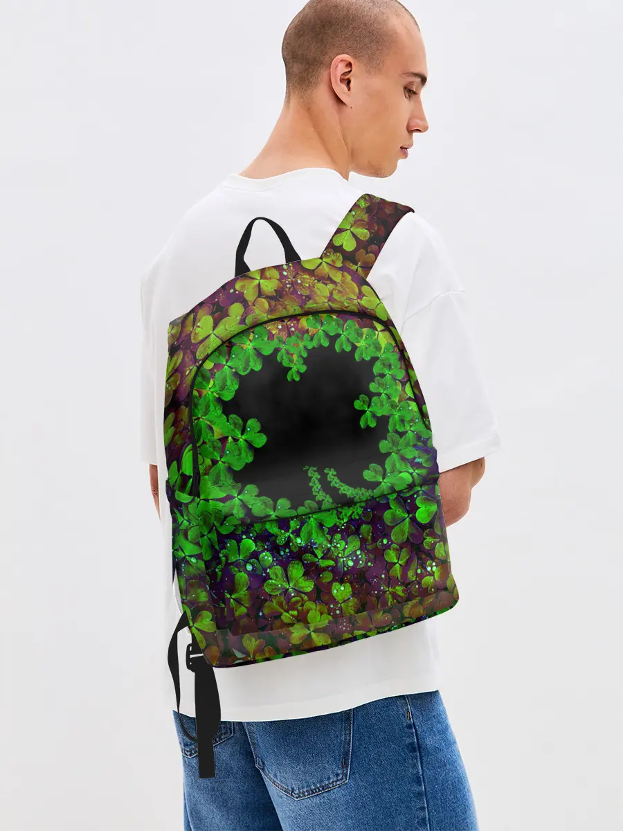 Рюкзак джинсовый / Четырехлистный Клевер