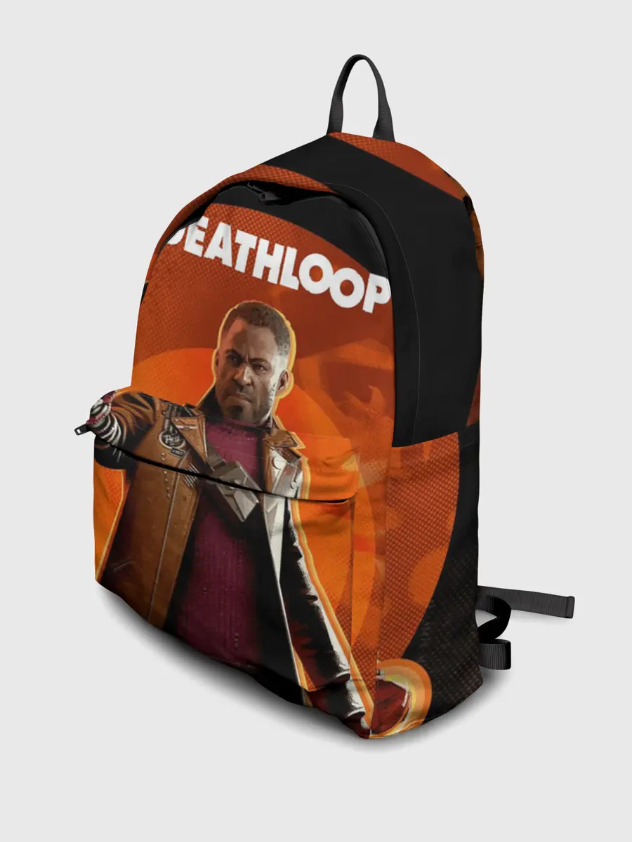 Рюкзак джинсовый / Кольт на фоне Джулианны