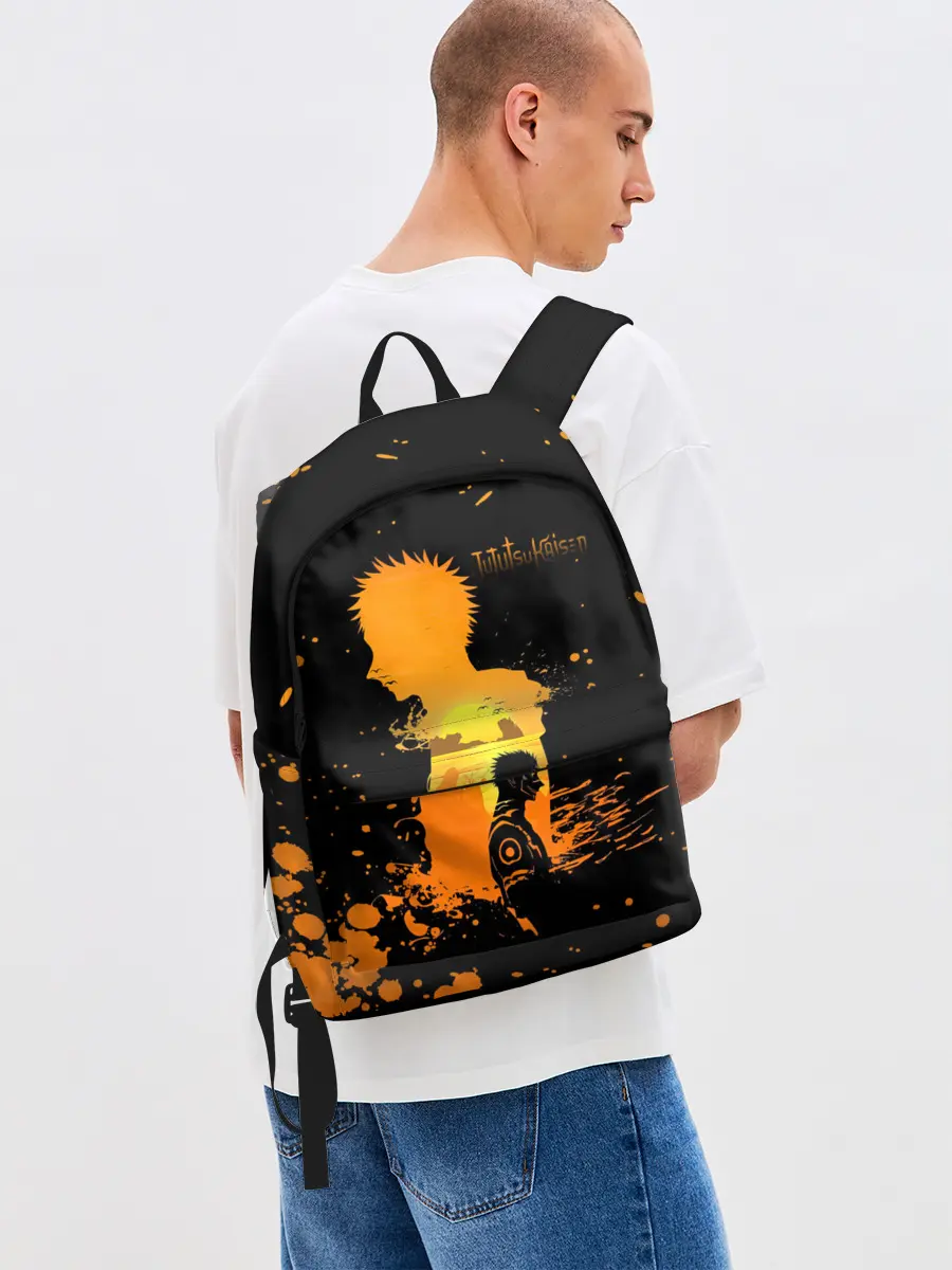 Рюкзак джинсовый / Рёмен Сукуна Магическая битва