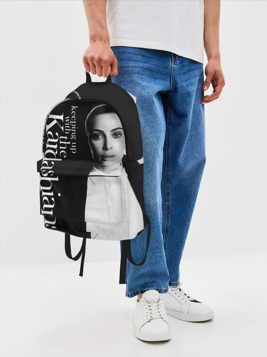 Рюкзак джинсовый / Ким Кардашьян