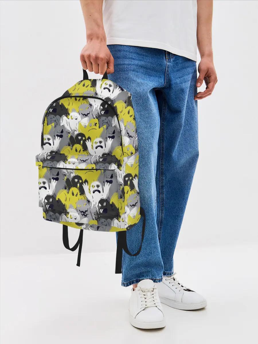 Рюкзак джинсовый / Привидения