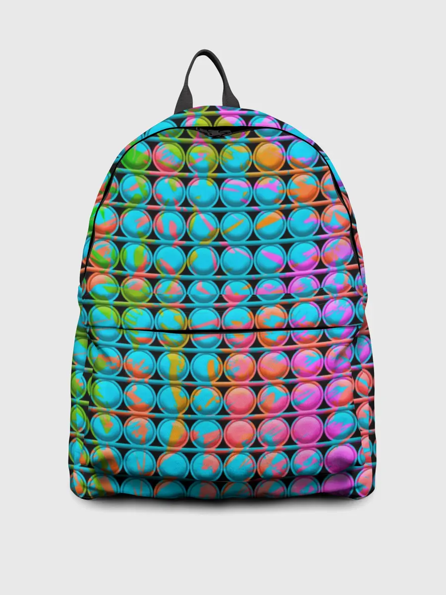 Рюкзак джинсовый / POP IT | Взрыв Красок