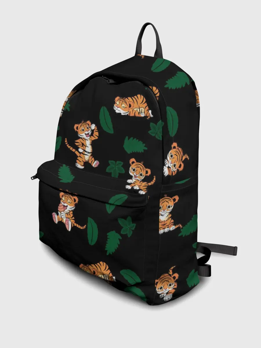 Рюкзак джинсовый / Милый тигр