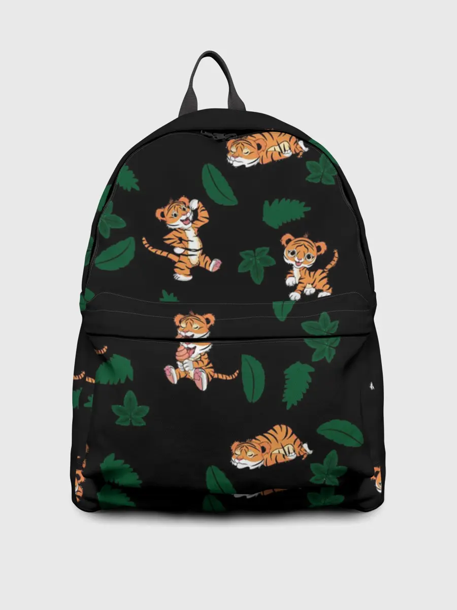 Рюкзак джинсовый / Милый тигр