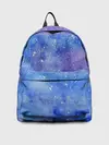 Рюкзак джинсовый / Акварельные разводы и брызги красок