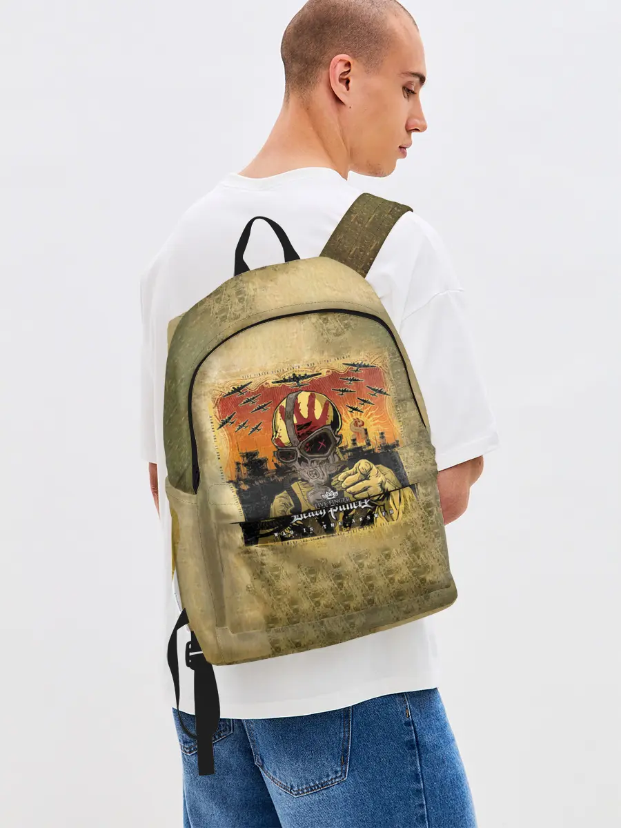 Рюкзак джинсовый / War Is the Answer - Five Finger Death Punch