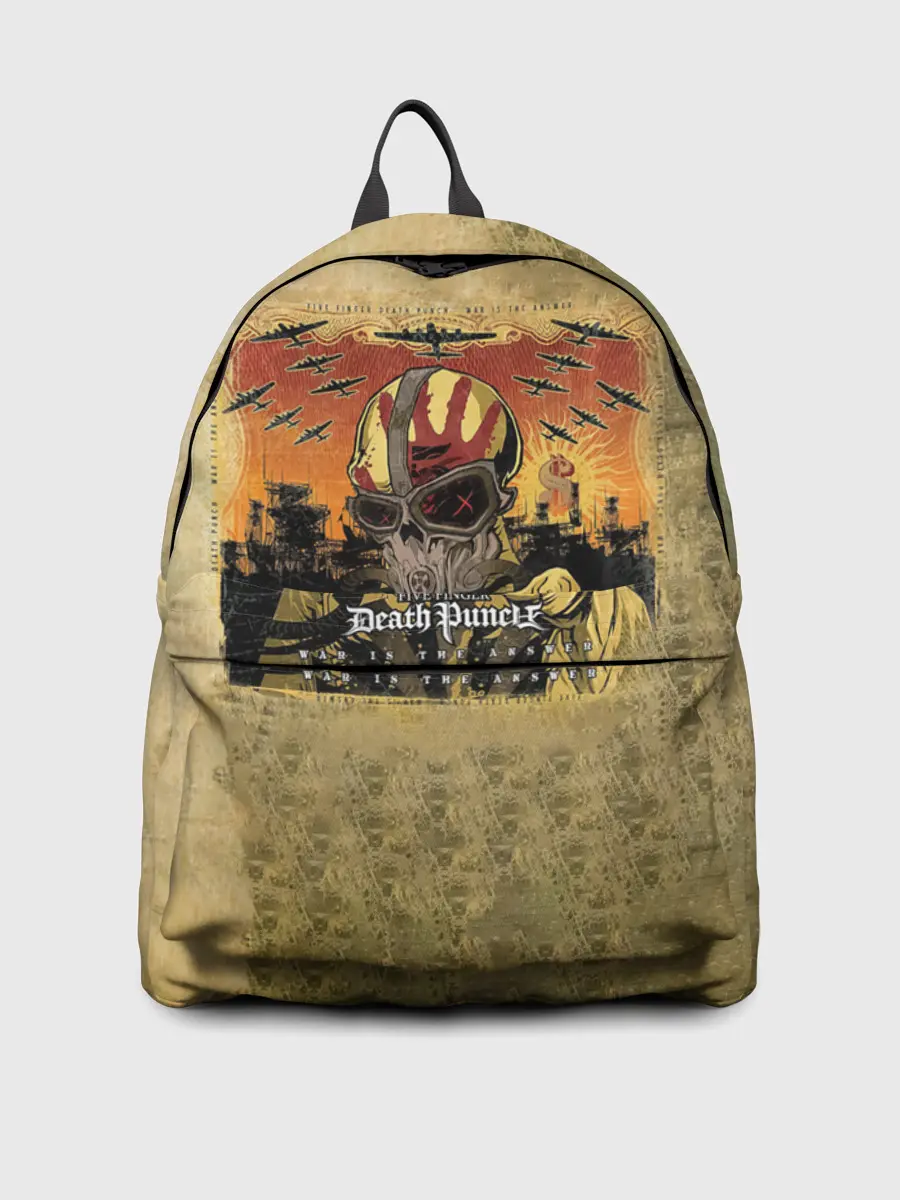Рюкзак джинсовый / War Is the Answer - Five Finger Death Punch