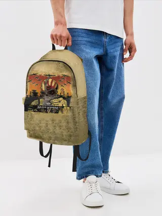 Рюкзак джинсовый / War Is the Answer - Five Finger Death Punch