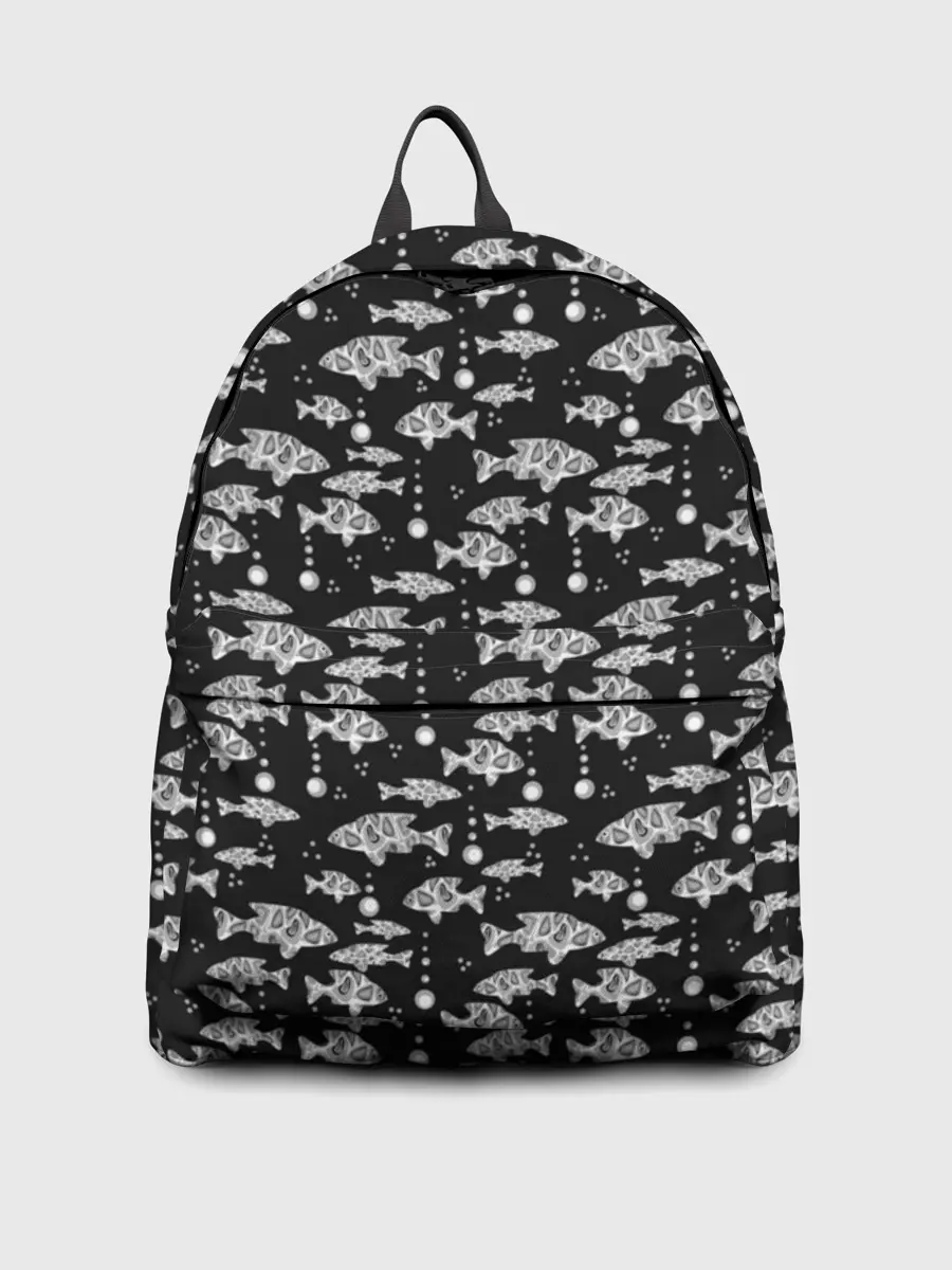 Рюкзак джинсовый / Узор для рыбака