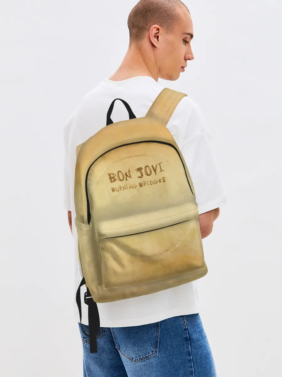 Рюкзак джинсовый / Burning Bridges - Bon Jovi