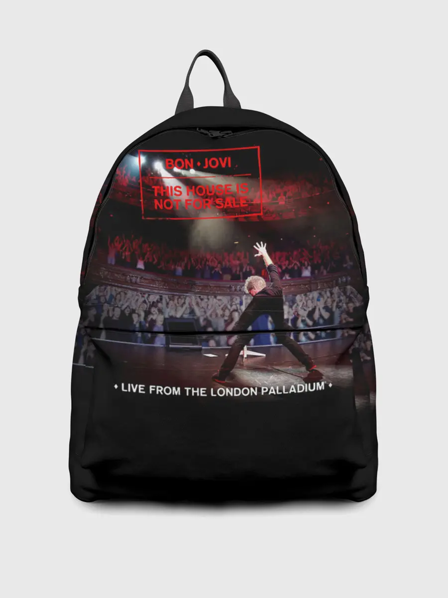 Рюкзак джинсовый / This House Is Not for Sale - Bon Jovi