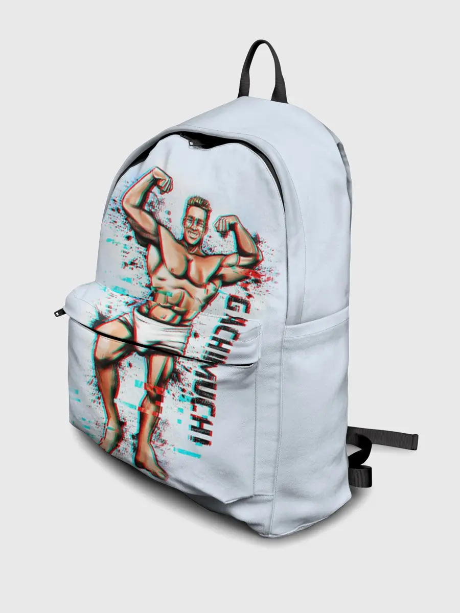 Рюкзак джинсовый / Billie Herrington Гачимучи