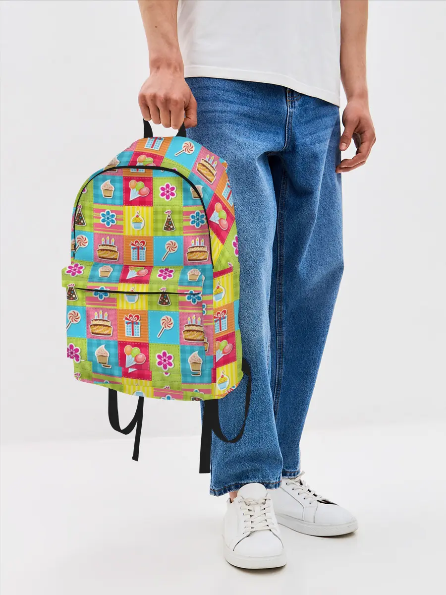 Рюкзак джинсовый / День Рождения