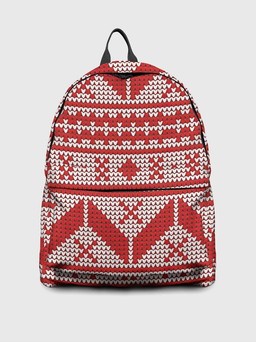 Рюкзак джинсовый / Вязаный рисунок