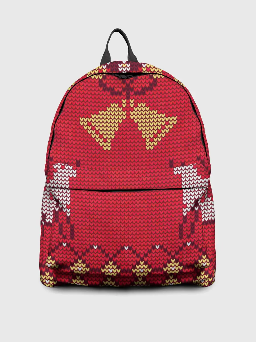 Рюкзак джинсовый / Олени