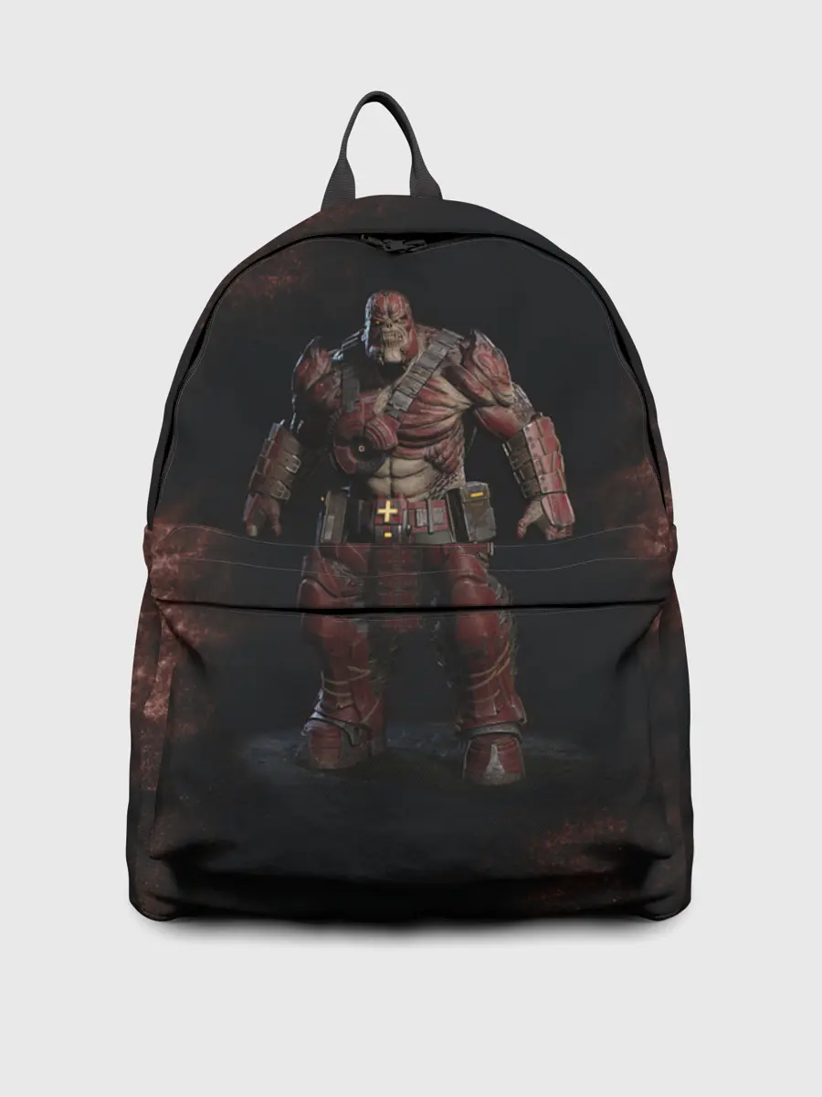 Рюкзак джинсовый / NPC | ШЕСТЕРЕНКИ | ЛОГО