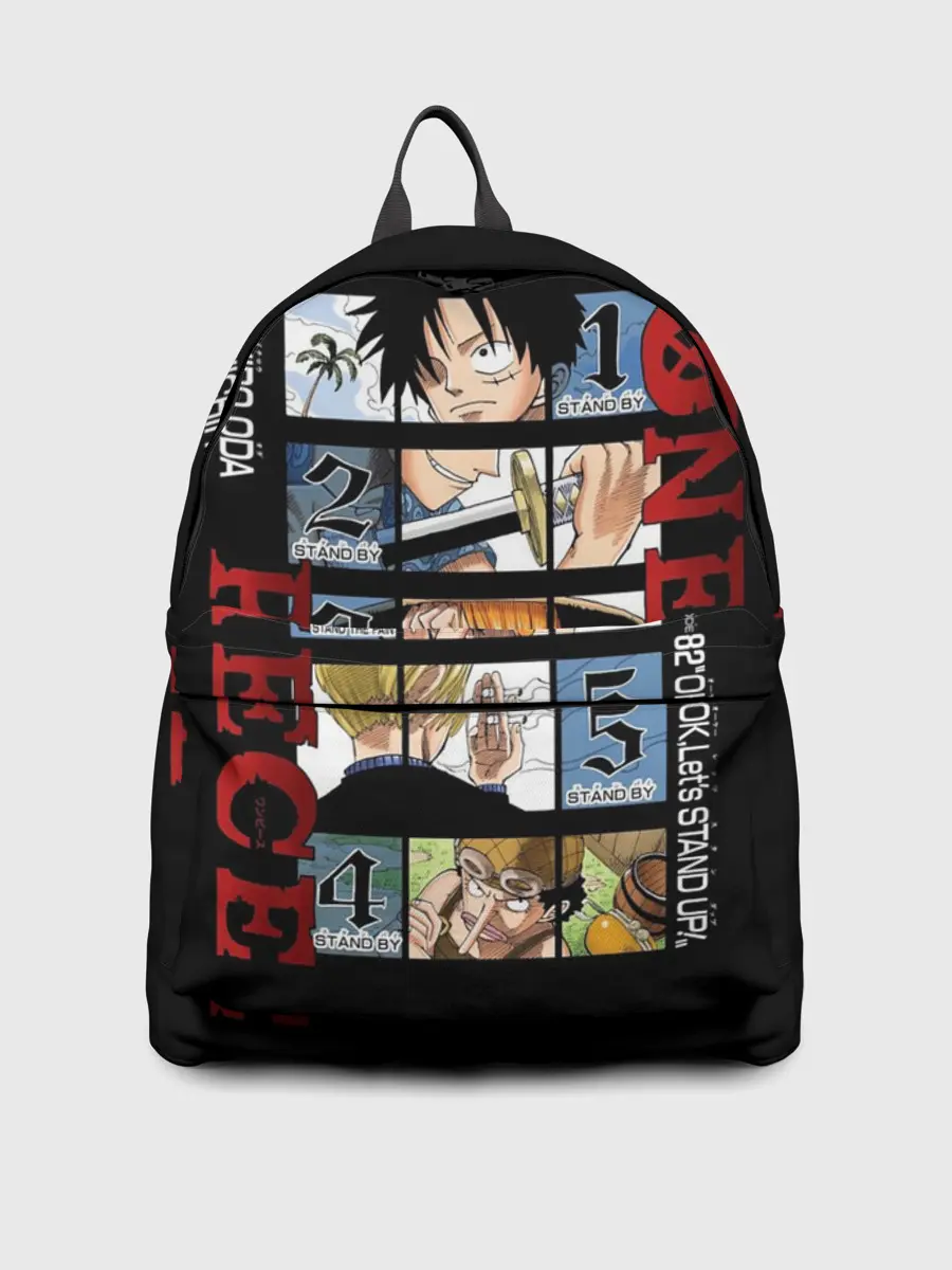 Рюкзак джинсовый / Пятерка из Ван Пис