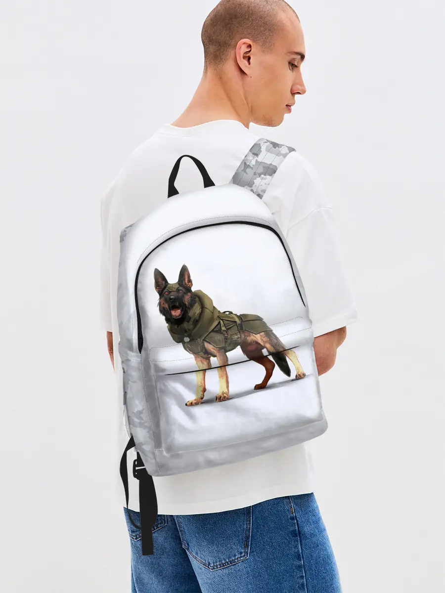 Рюкзак джинсовый / Служебная собака | К9 | K9