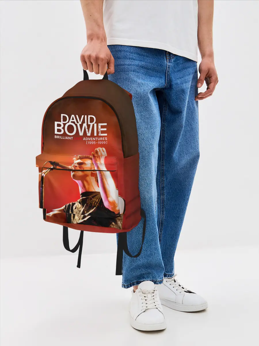 Рюкзак джинсовый / Brilliant Live Adventures - David Bowie