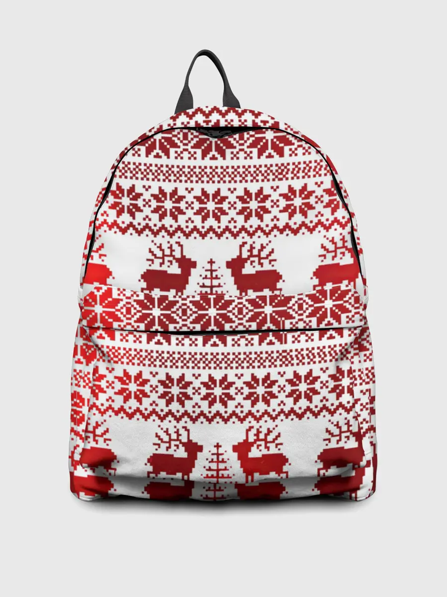 Рюкзак джинсовый / Зимний лес