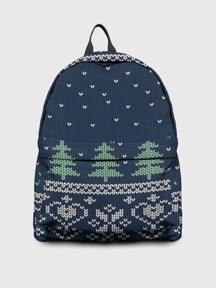 Рюкзак джинсовый / Зимняя ночь