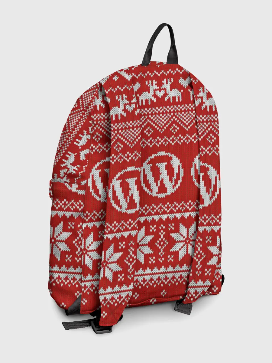 Рюкзак джинсовый / Вязаный рисунок