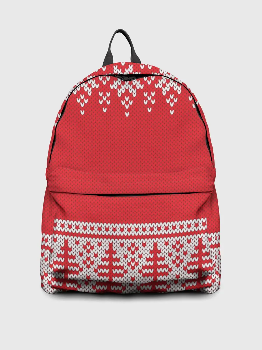 Рюкзак джинсовый / Зимний лес