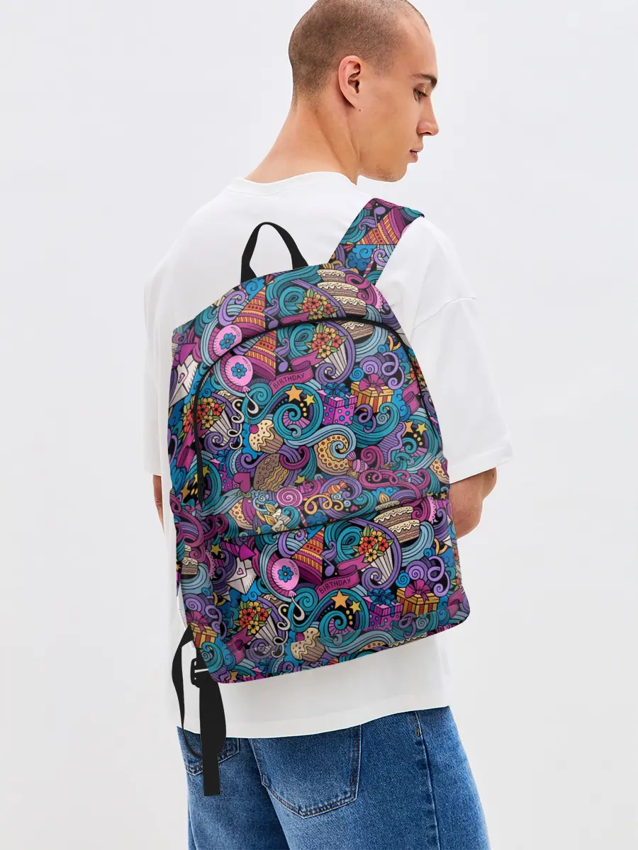 Рюкзак джинсовый / День Рождения