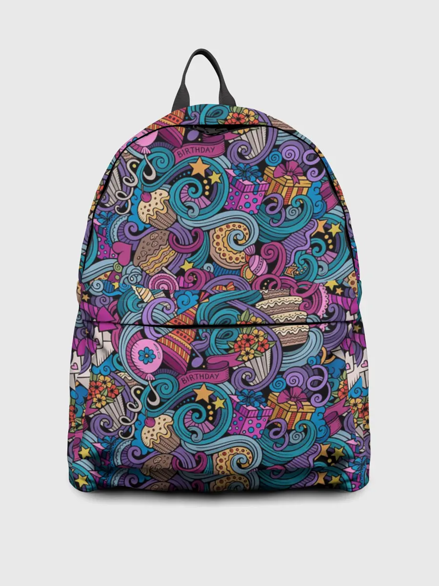 Рюкзак джинсовый / День Рождения