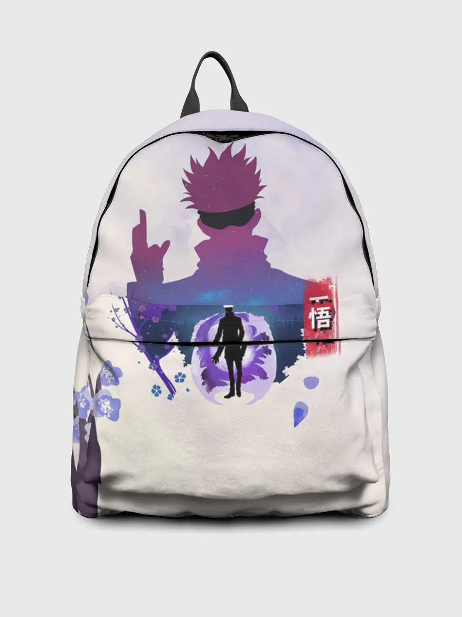 Рюкзак джинсовый / Годжо Сатору Магическая битва