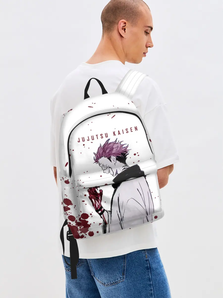 Рюкзак джинсовый / Ryomen Sukuna Jujutsu Kaisen