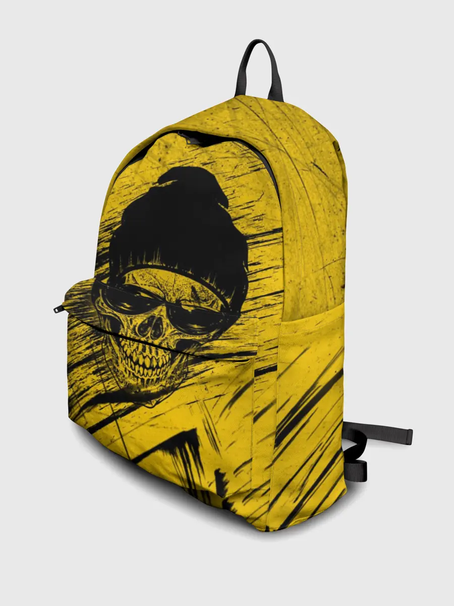 Рюкзак джинсовый / Череп Хипстер Гранж Брызги