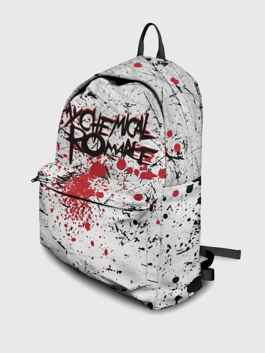 Рюкзак джинсовый / Кемикал Романс Рок Группа Лого