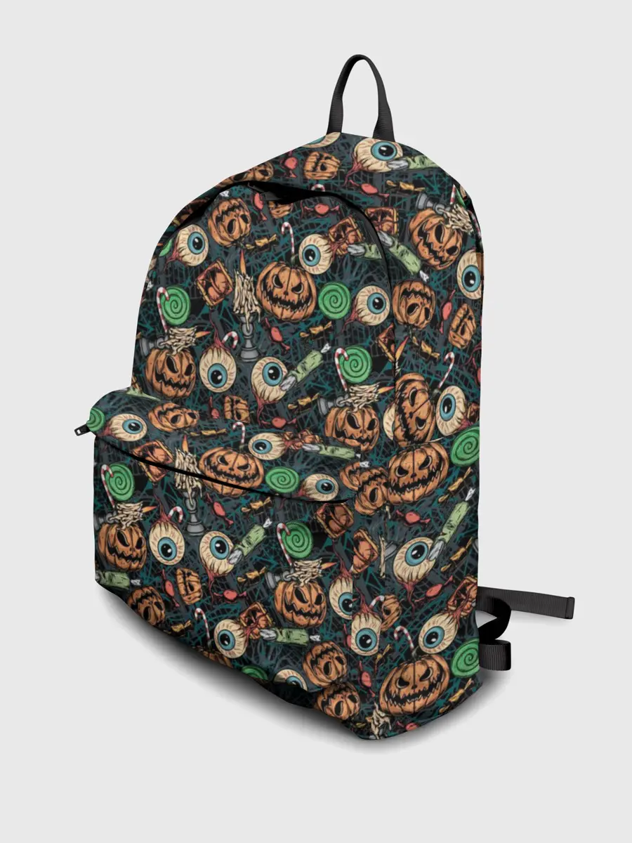 Рюкзак джинсовый / Счастливого Хэллоуина