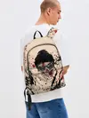 Рюкзак джинсовый / Череп Хипстер Брызги Краски