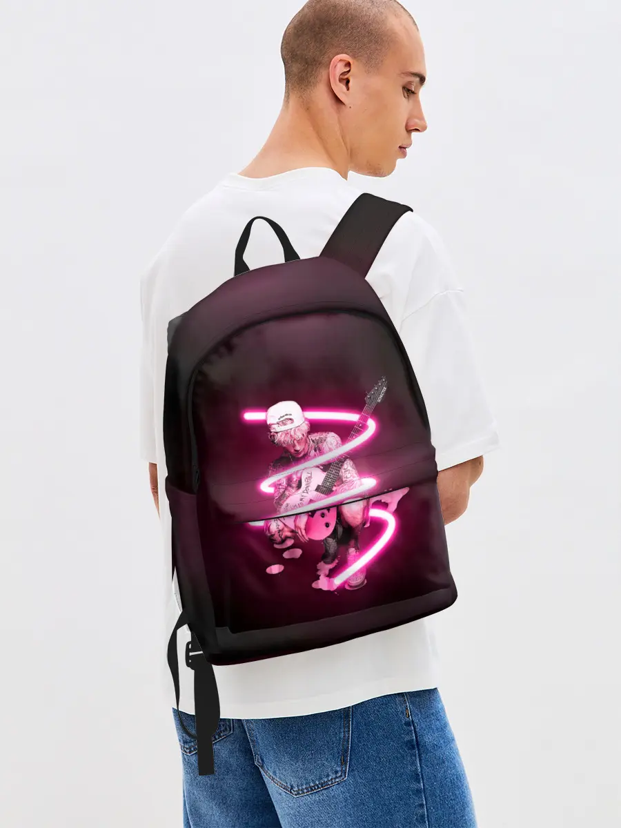 Рюкзак джинсовый / Pink MGK