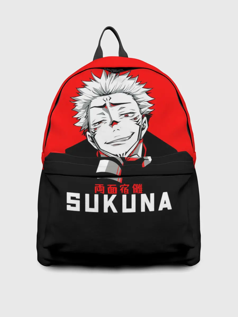 Рюкзак джинсовый / SUKUNA Jujutsu Kaisen