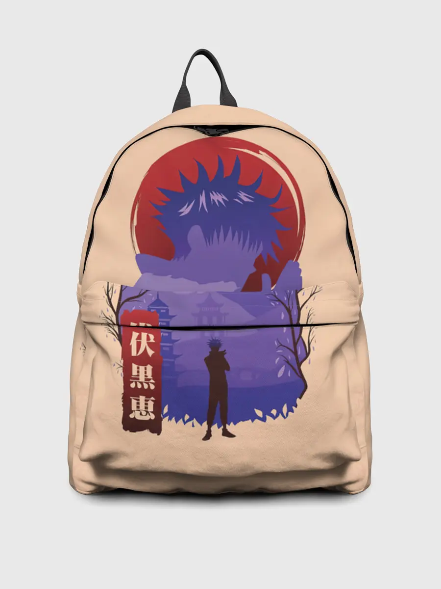 Рюкзак джинсовый / Фушигуро Мегуми Магическая битва