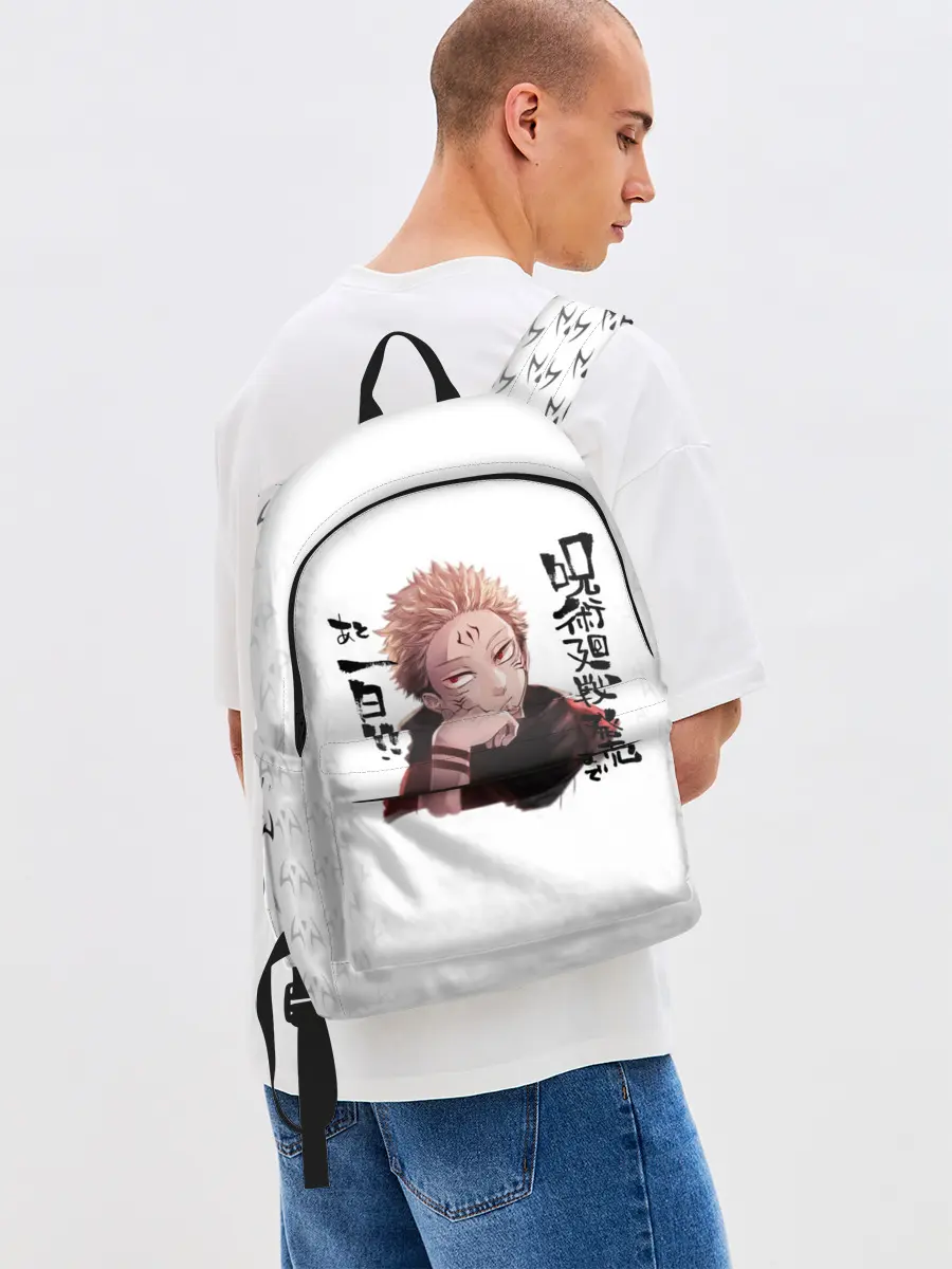 Рюкзак джинсовый / Рёмен Сукуна Магическая битва