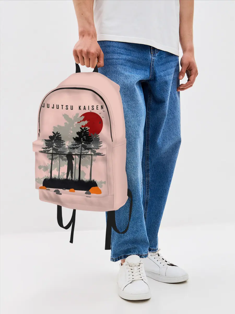 Рюкзак джинсовый / Fushiguro Megumi Jujutsu Kaisen