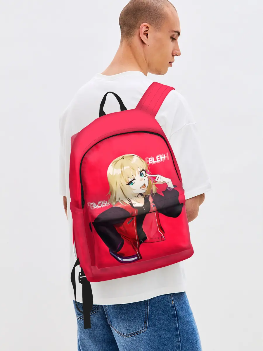 Рюкзак джинсовый / Kawai Rika. Bleh